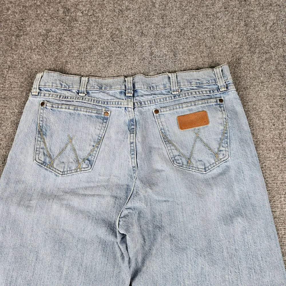 Wrangler Retro Relaxed Boot Jeans Mens 34x34 Light Wash Denim 10WRT20CR